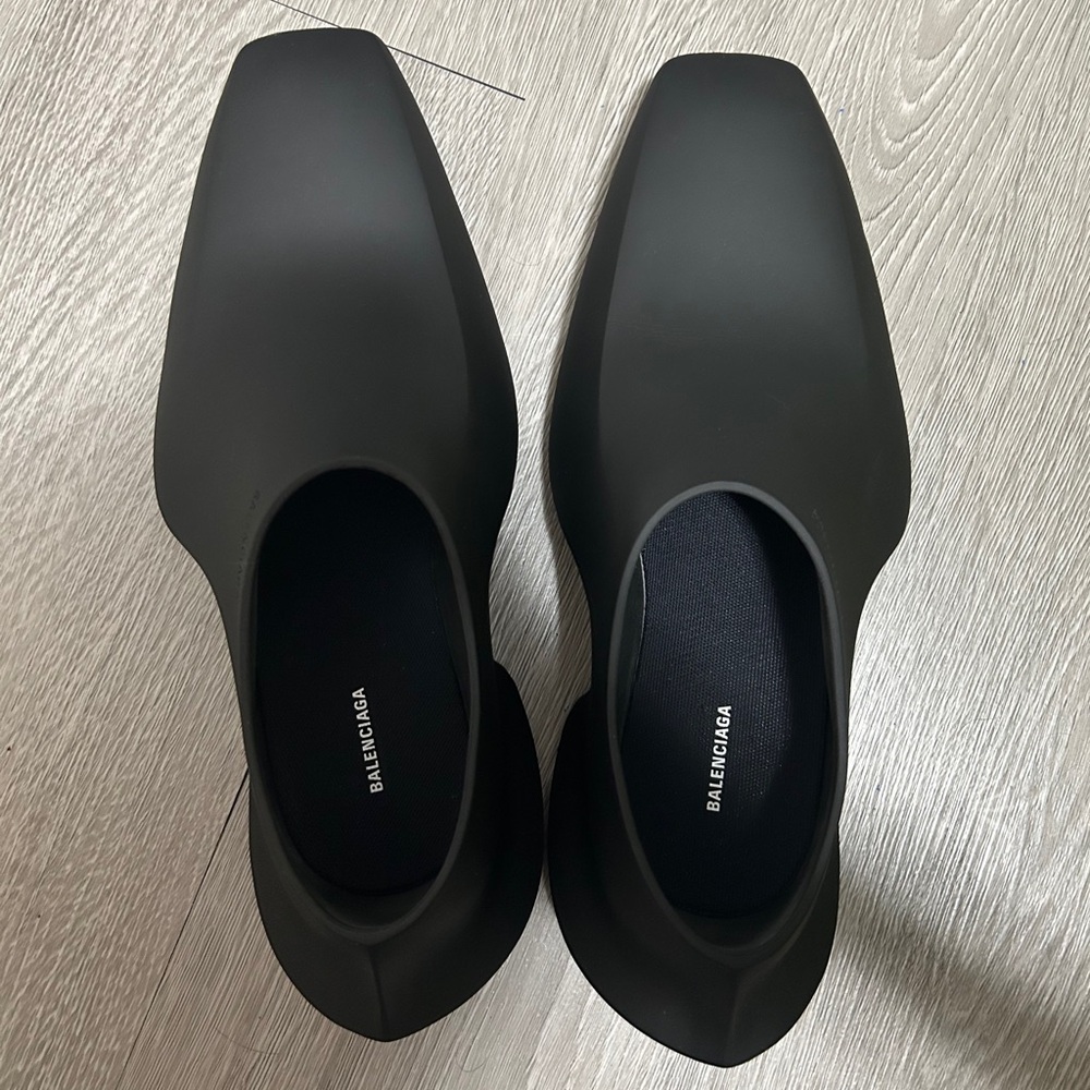 Balenciaga Black Matt Space Shoes